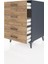 Kronos Komodin 4 Çekmeceli 60X59X96 Antrasit-Çam 4