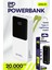 Gpw-07 20000MAH PD22.5W Hızlı Şarj Powerbank Beyaz | Dahili Type-C & Lightning Kablo | Dijital Ekranlı Taşınabilir Şarj Cihazı 1