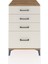 Kronos Komodin 4 Çekmeceli 60X59X96 Çam-Aytaşı 1