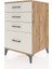 Kronos Komodin 4 Çekmeceli 60X59X96 Çam-Aytaşı 3
