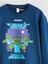 Yeni Sezon Bisiklet Yaka Minecraft Baskılı Erkek Çocuk Sweatshirt 3
