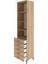 Hyperion Dolap 4 Raflı 5 Çekmeceli 60X44X243 Çam-Çam 4
