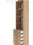 Hyperion Dolap 4 Raflı 5 Çekmeceli 60X44X243 Çam-Çam 5