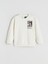 Yeni Sezon Bisiklet Yaka Sonic Baskılı Erkek Çocuk Sweatshirt 2