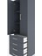 Hyperion Dolap 3 Raflı 4 Çekmeceli 2 Kapaklı 60X44X195 Antrasit-Antrasit 5