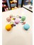Clickaroon Macaron Anahtarlık, Tıklanabilir Çanta Charmı ve Sevgiliye Konsept Doğum Günü Hediyesi Oyuncak (Pembe) 5