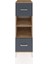 Kronos Dolap 2 Raflı 2 Çekmeceli 44X59X134 Çam-Antrasit 1