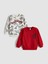 Yeni Sezon Kaplan Baskılı Erkek Çocuk Sweatshirt 2'li 1