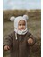Ponponlu Unisex El Örgüsü Bebek/çocuk Bere-Boyunluk Takımı 4