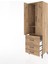 Hyperion Dolap 2 Raflı 3 Çekmeceli Tek Askılı 60X44X195 Çam-Çam 4