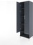 Hyperion Dolap 4 Raflı 2 Kapaklı 60X44X195 Antrasit-Antrasit 4