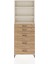 Arges Dolap 3 Raflı 5 Çekmeceli 88X30X243 Aytaşı-Çam 1
