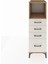 Kronos Dolap Tek Raflı 4 Çekmeceli 44X59X134 Çam-Aytaşı 1
