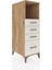 Kronos Dolap Tek Raflı 4 Çekmeceli 44X59X134 Çam-Aytaşı 2