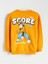 Yeni Sezon Bisiklet Yaka Nostaljik Maymun Baskılı Erkek Çocuk Sweatshirt 3