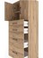 Hyperion Dolap 2 Raflı 4 Çekmeceli 2 Kapaklı 60X44X163 Çam-Çam 5
