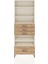 Arges Dolap 5 Raflı 4 Çekmeceli 88X30X243 Aytaşı-Çam 1
