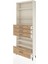 Arges Dolap 5 Raflı 4 Çekmeceli 88X30X243 Aytaşı-Çam 4