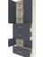 Arges Dolap 4 Raflı 3 Çekmeceli 4 Kapaklı 88X30X243 Aytaşı-Antrasit 5