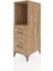 Kronos Dolap Tek Raflı 2 Çekmeceli 44X59X134 Çam-Çam 3