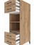 Kronos Dolap 2 Raflı 4 Çekmeceli 44X59X134 Çam-Çam 5