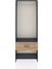 Arges Dolap Tek Raflı Tek Çekmeceli Tek Askılı 88X30X243 Antrasit-Çam 1