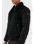 Shearling Logolu Regular Fit Ceket Yaka Fermuarlı Mont M5BL79W2292 Erkek Mont M5BL79 W2292 Jblk 4
