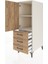 Kronos Dolap 2 Raflı 3 Çekmeceli Tek Kapaklı 44X59X134 Aytaşı-Çam 4