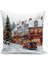 Yılbaşı Serisi Çift Tarafı Dijital Baskılı Kırlent Kılıfı (Christmas Noel Cushion Cover) 1