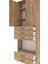 Arges Dolap 4 Raflı 5 Çekmeceli 2 Kapaklı 88X30X243 Çam-Çam 5