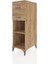Kronos Dolap Tek Raflı 2 Çekmeceli 44X59X134 Çam-Çam 3