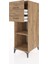 Kronos Dolap Tek Raflı 2 Çekmeceli 44X59X134 Çam-Çam 4