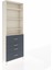 Arges Dolap 4 Raflı 4 Çekmeceli 88X30X243 Aytaşı-Antrasit 2