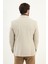 Çizgili Slim Fit Geniş Yaka Kruvaze Yün Erkek Ceket 5