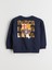 Yeni Sezon Bisiklet Yaka Barcelona Baskılı Erkek Çocuk Sweatshirt 4