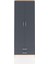 Arges Dolap 2 Raflı 2 Çekmeceli Tek Askılı 88X30X243 Çam-Antrasit 1