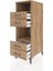 Kronos Dolap 2 Raflı 4 Çekmeceli 44X59X134 Çam-Çam 4