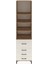 Hyperion Dolap 4 Raflı 4 Çekmeceli 60X44X243 Çam-Aytaşı 1