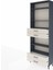 Arges Dolap 5 Raflı 4 Çekmeceli 88X30X243 Antrasit-Aytaşı 4