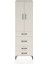 Hyperion Dolap 3 Raflı 4 Çekmeceli 2 Kapaklı 60X44X195 Aytaşı-Aytaşı 1