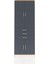 Arges Dolap 4 Raflı 3 Çekmeceli 4 Kapaklı 88X30X243 Çam-Antrasit 1