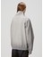 Gri Baskılı Sweatshirt 4