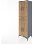 Hyperion Dolap 4 Raflı 2 Çekmeceli 4 Kapaklı 60X44X195 Antrasit-Çam 3