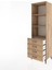 Hyperion Dolap 3 Raflı 4 Çekmeceli 60X44X195 Çam-Çam 4