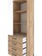 Hyperion Dolap 3 Raflı 4 Çekmeceli 60X44X195 Çam-Çam 5