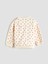 Yeni Sezon Bisiklet Yaka Çiçekli Kız Çocuk Sweatshirt 4
