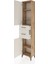 Arges Dolap 4 Raflı 2 Çekmeceli 2 Kapaklı 44X30X221 Çam-Aytaşı 4