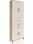 Arges Dolap 4 Raflı 3 Çekmeceli 4 Kapaklı 88X30X243 Çam-Aytaşı 2