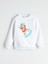 Yeni Sezon Bisiklet Yaka Baskılı Erkek Çocuk Sweatshirt 1