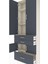 Arges Dolap 4 Raflı 3 Çekmeceli 4 Kapaklı 88X30X243 Aytaşı-Antrasit 5